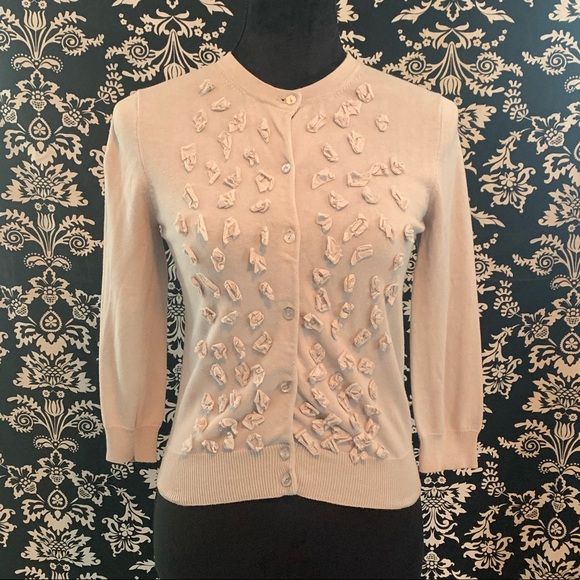 🦇 Vintage DownEast Flower Cardigan 🦇 - Picture 1 of 8